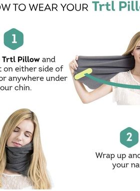 Trtl Travel Pillow for Neck Support- Super Soft Neck Pillow