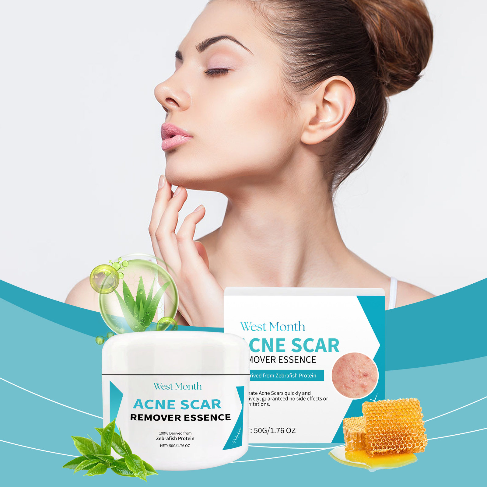 Skin Care Moisturizing Cream for Acne, Nourishing and Moistu