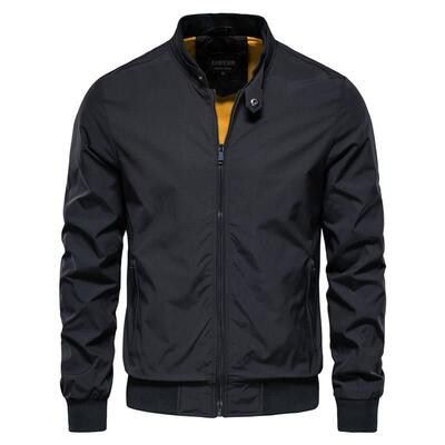夹克Stand-up collar men's jacket Casual fashion slimming