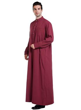 Clothing Thobe Middle Eastern men's robe shirt 长袍衬衣