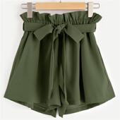 Elastic short waist 2024 Fashion women shorts summer pants