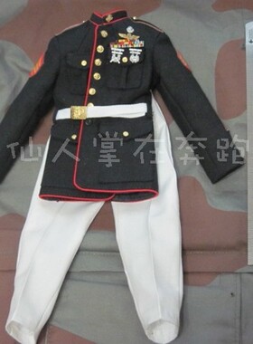 1 6兵人 DID80087 现代美军 陆战队 USMC 礼兵 制服 全新