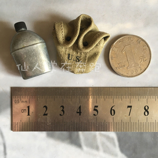 1 6兵人 威龙70600 限量版 美军 伞兵 空降兵 金属水壶 小模型