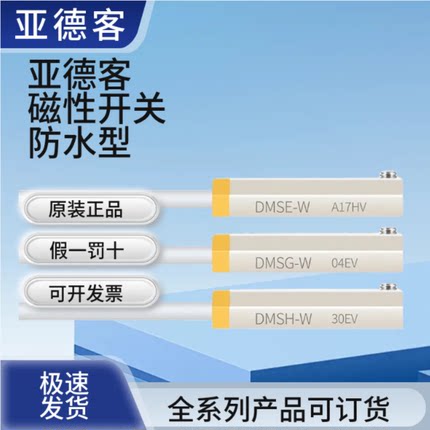 亚德客防水型两线式磁性开关DMSG/DMSH/DMSE-020*030*050-W传感器