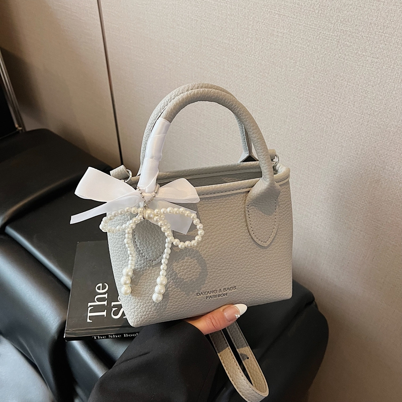 水桶包手提2025新款高级百搭单肩时尚ins包包女斜挎小挎包出去玩