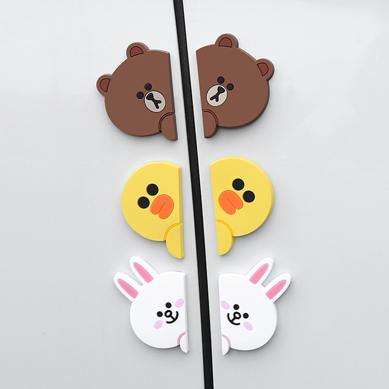 车门防撞条创意个性汽车防撞贴防蹭条可爱卡通后视镜装饰防刮蹭