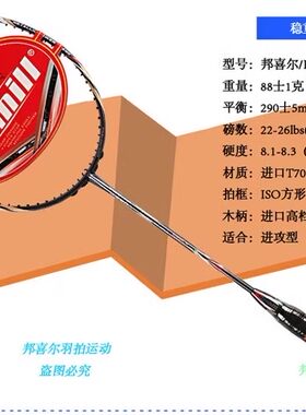 邦顿/BENHILL全碳素羽毛球拍