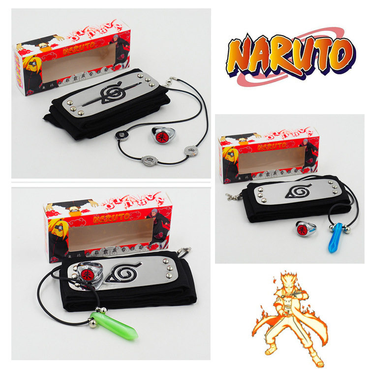 动漫周边套装火影忍者搭配戒指