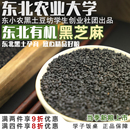 学子饭桌东北有机生黑芝麻2025年新货 无染色 精品孕妇农家芝麻粒