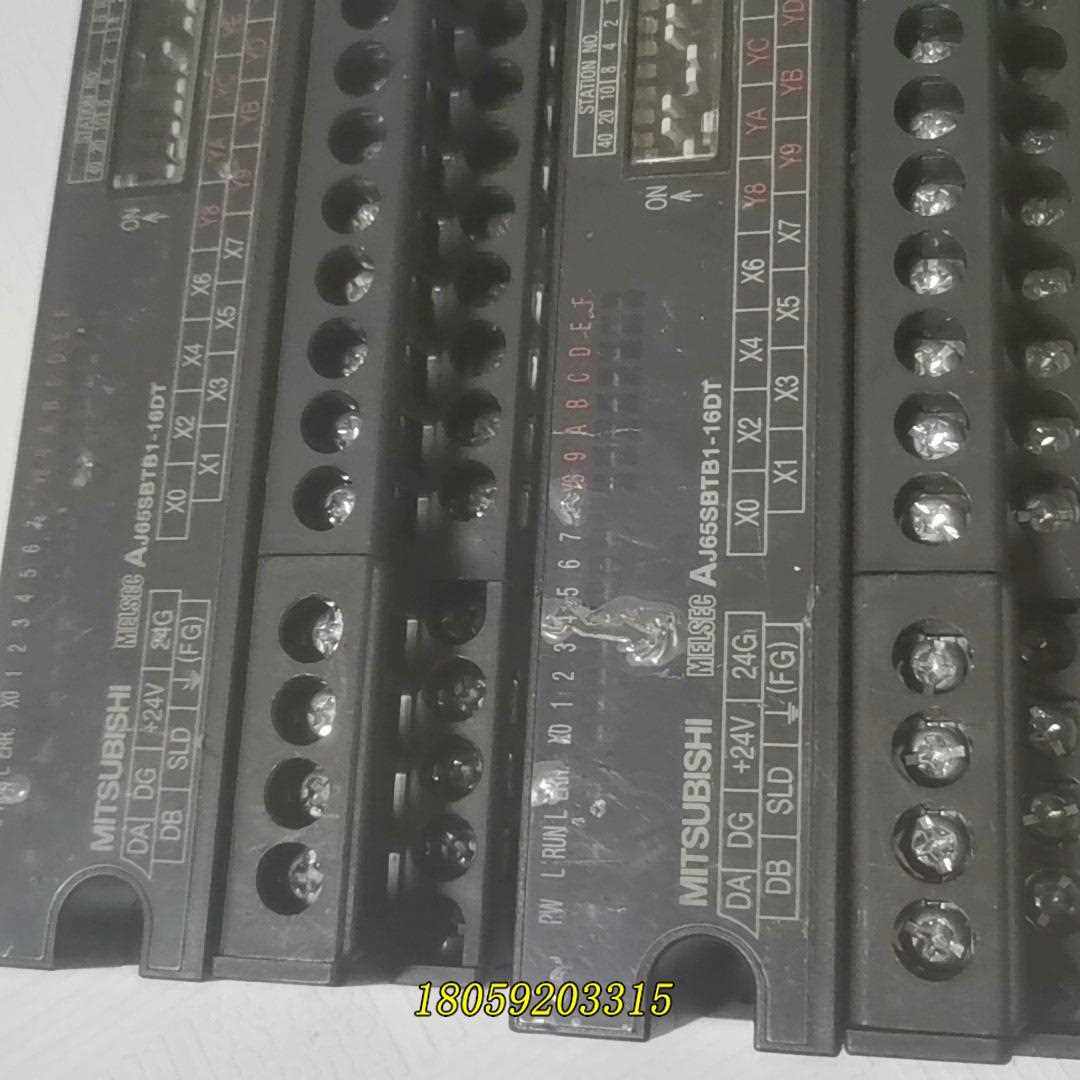 AJ65SBTB1-16DT，三菱CCLINK远程IO模块，议价