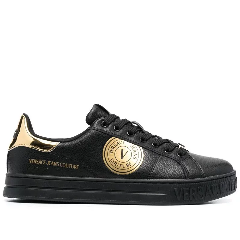 Подлинные кожаные кроссовки топ-лонг Versace VJC мужские низкие повседневные туфли мужские ботинки мода новая модель