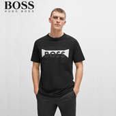 半袖 上衣 LOGO时尚 男士 Boss Hugo 现货 经典 T恤修身 正品 圆领短袖