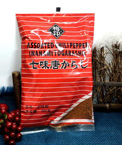 2袋包邮七味唐辛子 辣椒粉七味粉唐七味盐300g七味糖粉