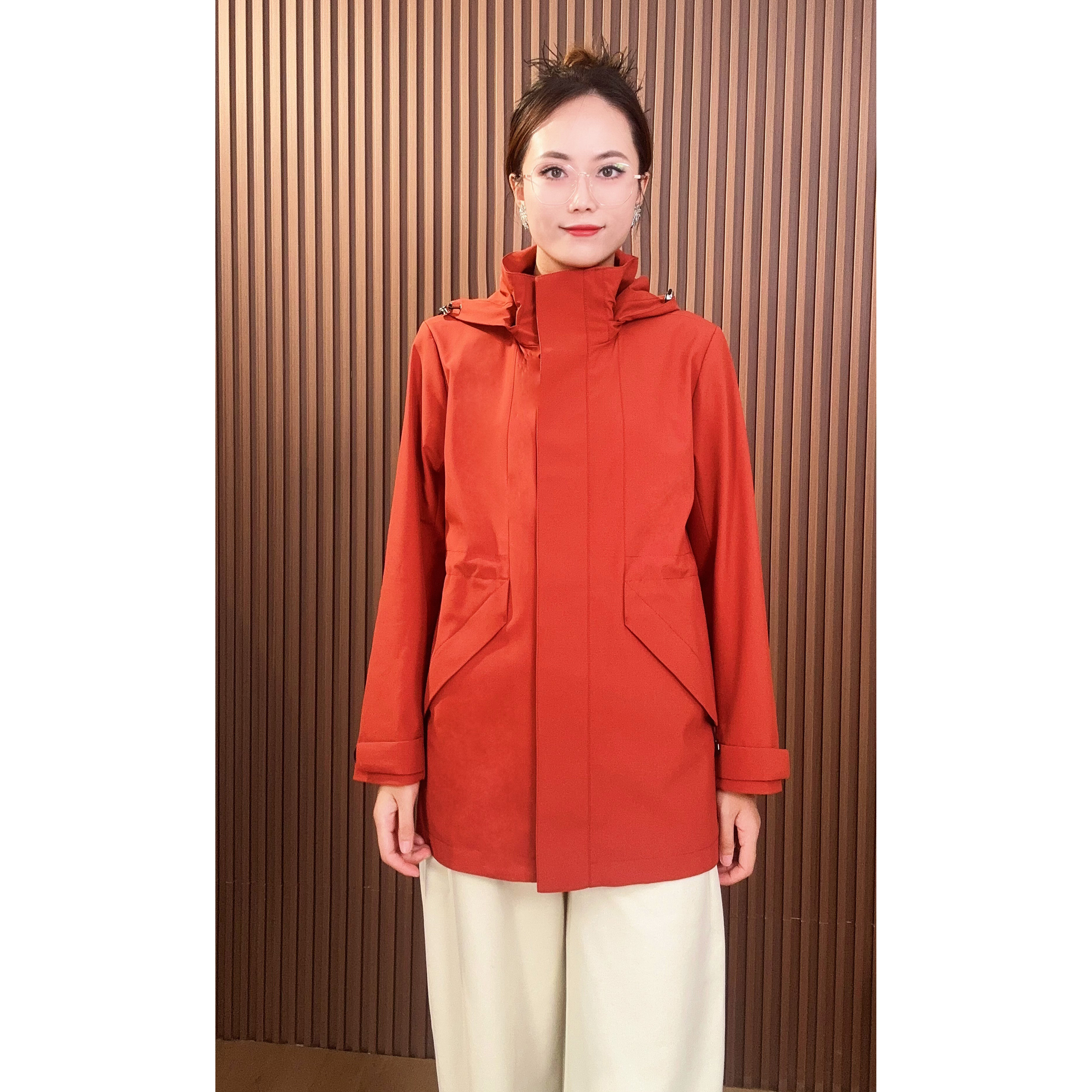 三种穿法女士水貂2025新款连帽派克服水貂内胆貂袖貂皮皮草大衣