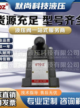 VTOZ维拓斯 压力阀 WGAM-10/20/30型WDBDS系列 板式/先导式溢流阀
