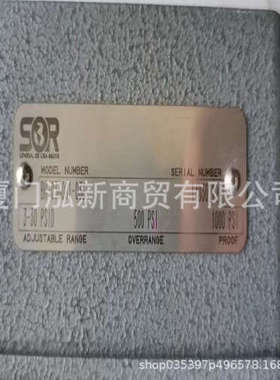 5NN-K5-N4-F1A  BH-036001-036 美国SOR索尔压力开关