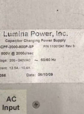 Lumina POWERiNc电源ModeL：XLB-650-25-20-R-H维修议价