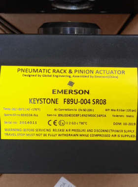 Keystone气缸 F89U新品上市 替代原有F79U型