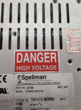 SPELLMAN电源X2766  PCM50P120X2766 7511-2-A03385维修议价