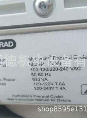 BIO-RAD伯乐MYCYCLER THERMAL CYCLER 580BR 7494维修议价