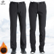 加绒保暖徒步登山冲锋长裤 男女士款 防风防水软壳裤 探拓户外秋冬季