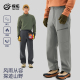 运动休闲徒步登山冲锋裤 探拓户外秋冬季 款 男士 加绒加厚保暖软壳裤