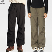 徒步登山软壳长裤 探拓户外春秋季 多袋工装 男女士款 宽松透气休闲裤