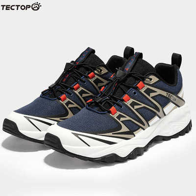 探拓户外春夏季减震透气轻量化登山徒步鞋男士款防滑运动休闲鞋子