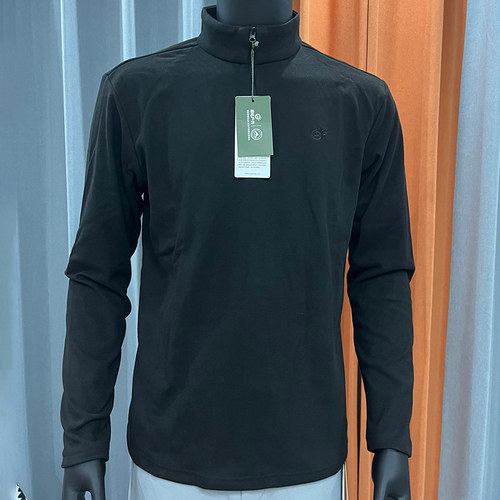 探拓秋冬季立领双面德绒打底衫休闲衣男款运动长袖徒步保暖抓绒衣