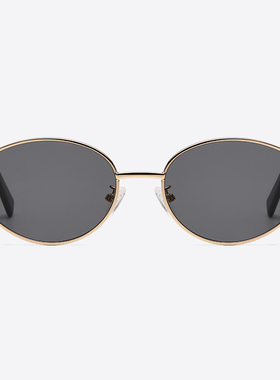 【张琪jieji专属】高级感金属椭圆形复古墨镜5708