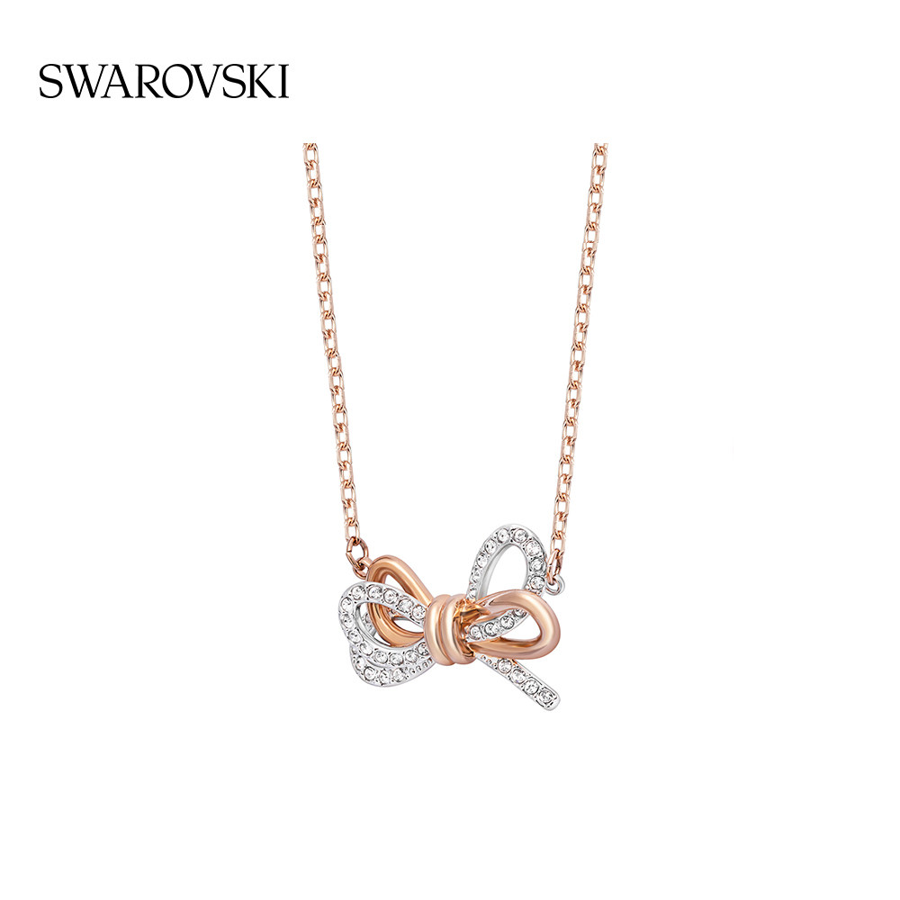 스와로브스키 평생 활 목걸이 활 펜던트 쥬얼리 쇄골 체인 액세서리 여성용 라이트 럭셔리 틈새 시장