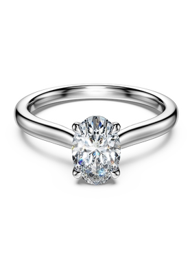 施华洛世奇Octagon培育钻石水滴形耳环配饰饰品耳饰925银送礼物