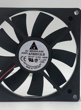 原装台达DELTA AFB0912LB DC12V 0.12A 9015 超薄 双滚珠散热风扇