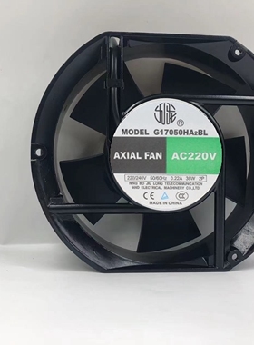G17050HA2BL九龙17251散热风扇220V电焊机逆变器风扇0.22A主机38W