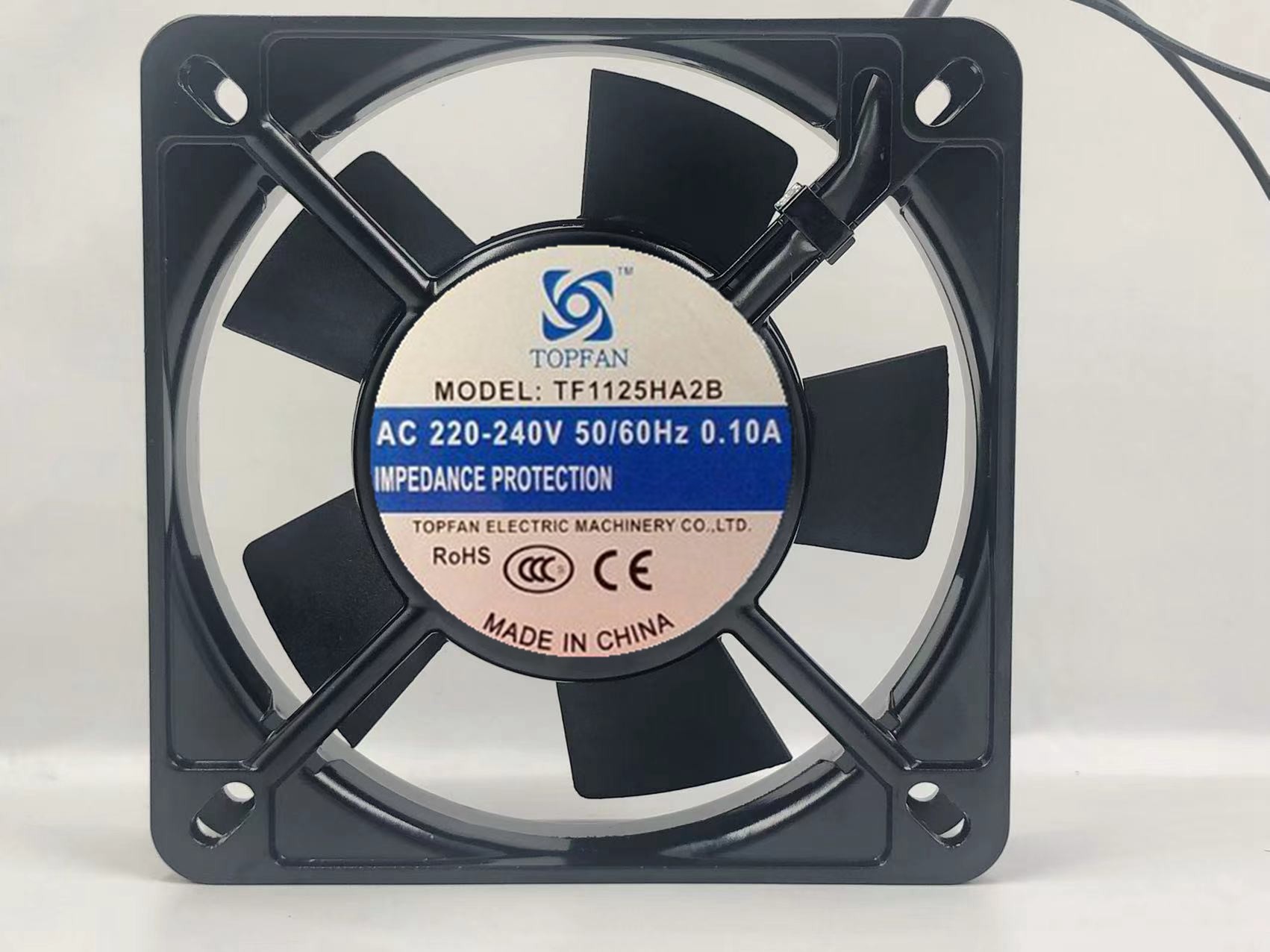 全新原装TOPFAN轴流风机TF1125HA2B散热风扇11025静音220V 0.10A
