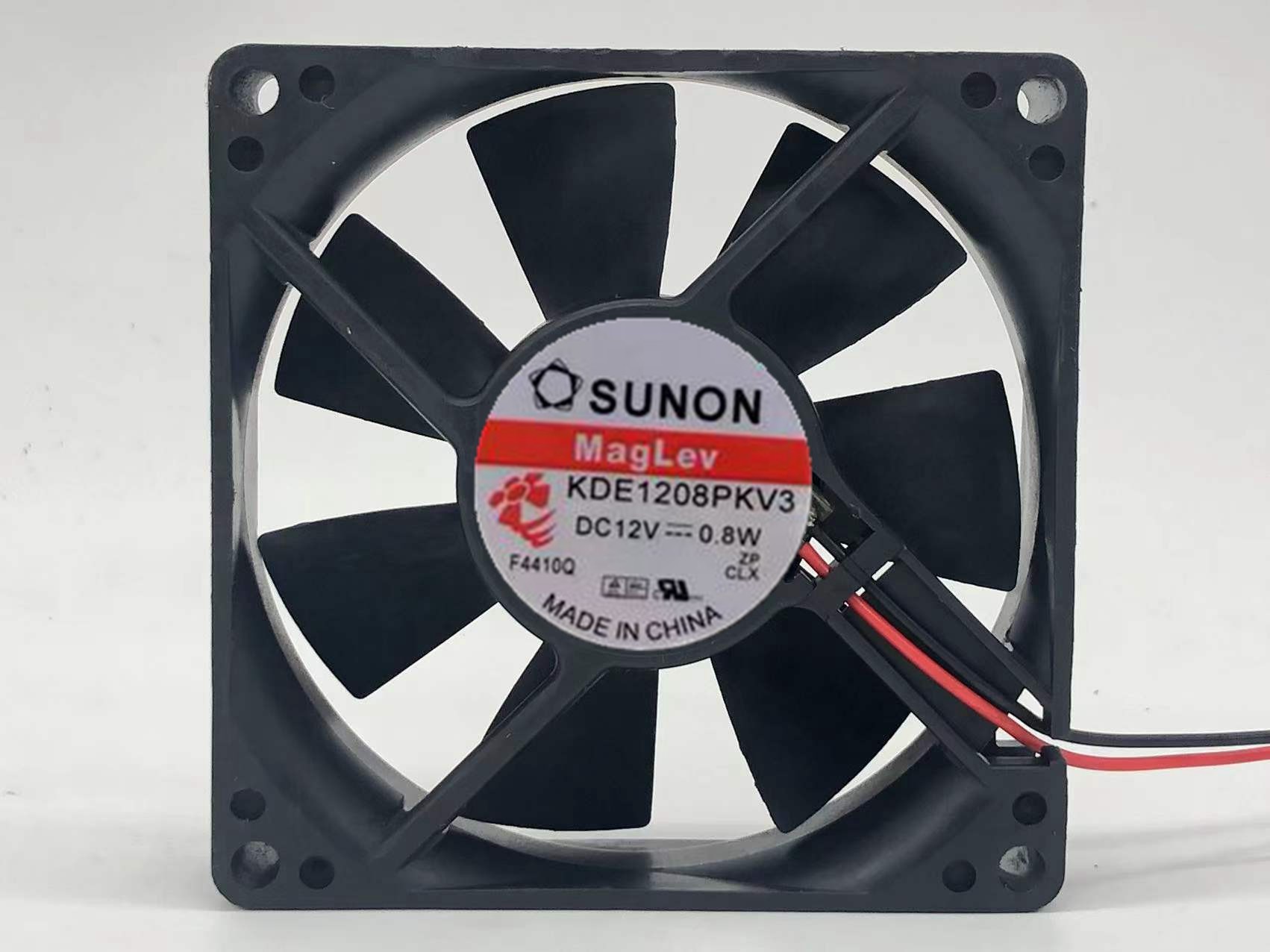 SUNON/建准 KDE1208PKV3 8CM 12V 0.8W 超静音8020磁悬浮散热风扇