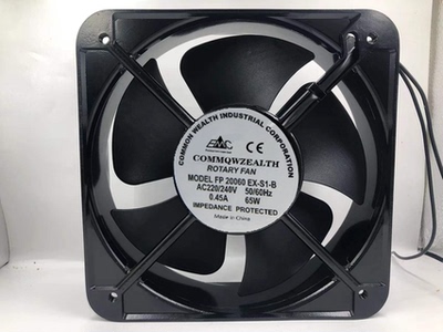 焊机柜箱排气扇FP20060EX轴流风机220V/380v散热风扇20cm滚珠轴承