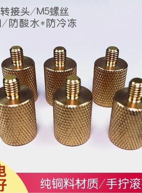 电动车电瓶转接头M5/M6螺柱大头螺丝背机大螺柱蓄电池桩头接线端