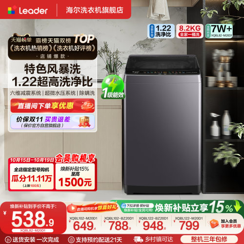 国家补贴海尔统帅全自动波轮