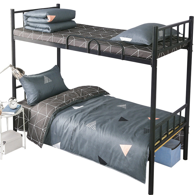 COLLEGE STUDENT DORMITORY BED SINGLE PERSON THREE-PIECE SET BEDDING FULL SET A COMPLETE SET OF BEDDING DUVET COVER QUILT FOUR-PIECE SET OF SIX