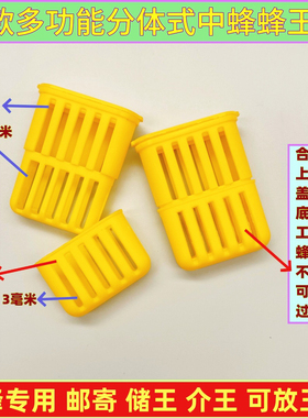 蜂王笼蜂具中蜂专用多功能王笼新款蜜蜂用具中蜂全套蜂王笼囚王笼