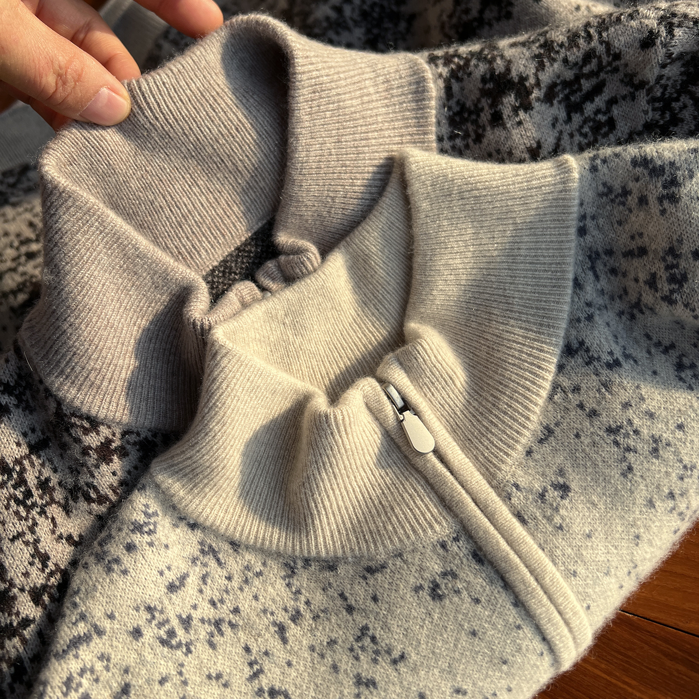 闭眼入！羊毛羊+绒针织拉链毛衣