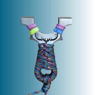 钛合金龙齿反曲小火牛弹弓小巧一体成型夹片户外反曲夹片弹弓精准