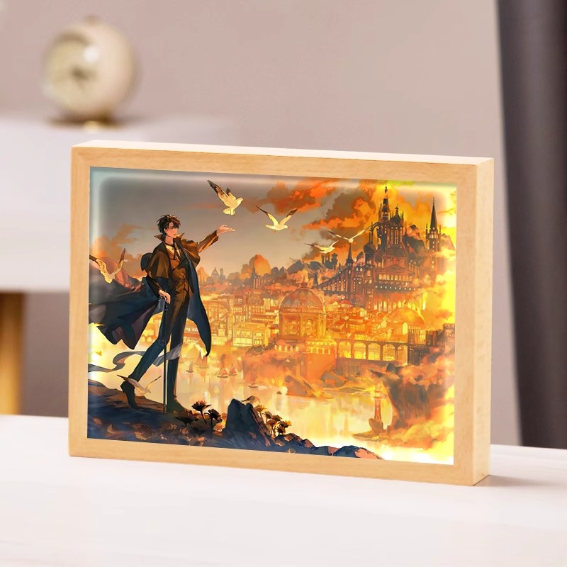 诡秘之主灯光画克莱恩周边海报挂画生日礼物游戏吧唧阿蒙手办灯画