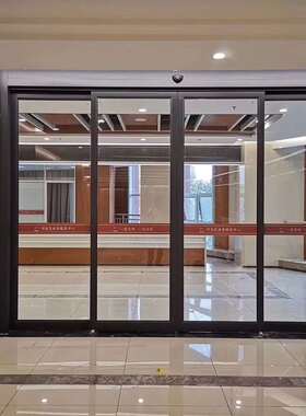 郑州安装厂家自动平移门感应门自动门肯德基门旋转门酒店玻璃门