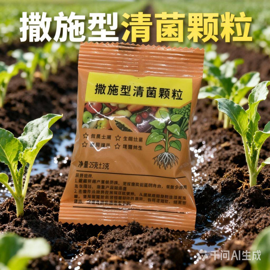 新款撒施型清菌颗农业种植帮手中量元素水溶肥蔬果种植不发愁家庭