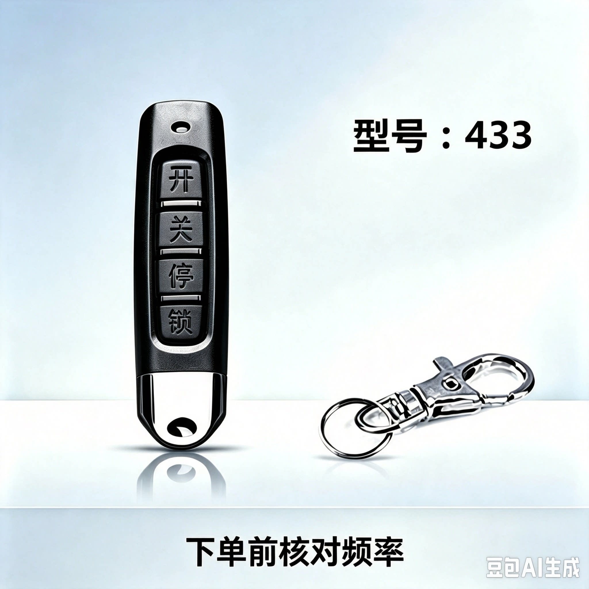 小拇指遥控器卷帘门卷闸门道闸伸缩门钥匙车库门遥控器