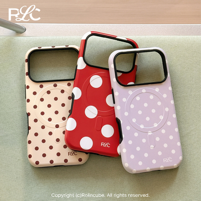 RLC原创韩菲ins波点磁吸壳