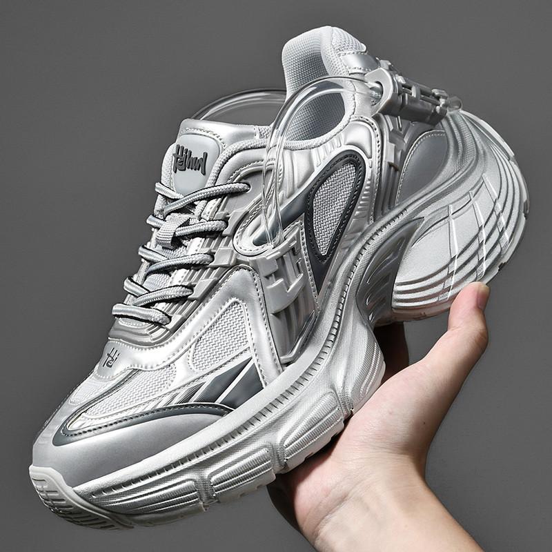 时尚高品厚底透气巴黎风OGR情侣老爹鞋舒适男女运动鞋