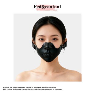 噤声!嘘!另类面具口罩带鼻孔可呼吸cos道具